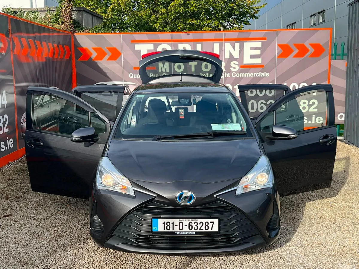 Toyota Vitz Hatchback, Petrol Hybrid, 2018, Silver