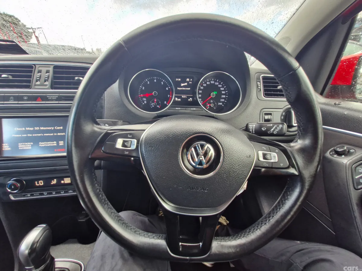 Volkswagen Polo Hatchback, Petrol, 2017, Red