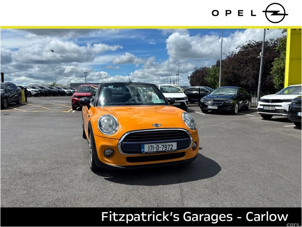 Mini Cooper Convertible, Diesel, 2017, Orange
