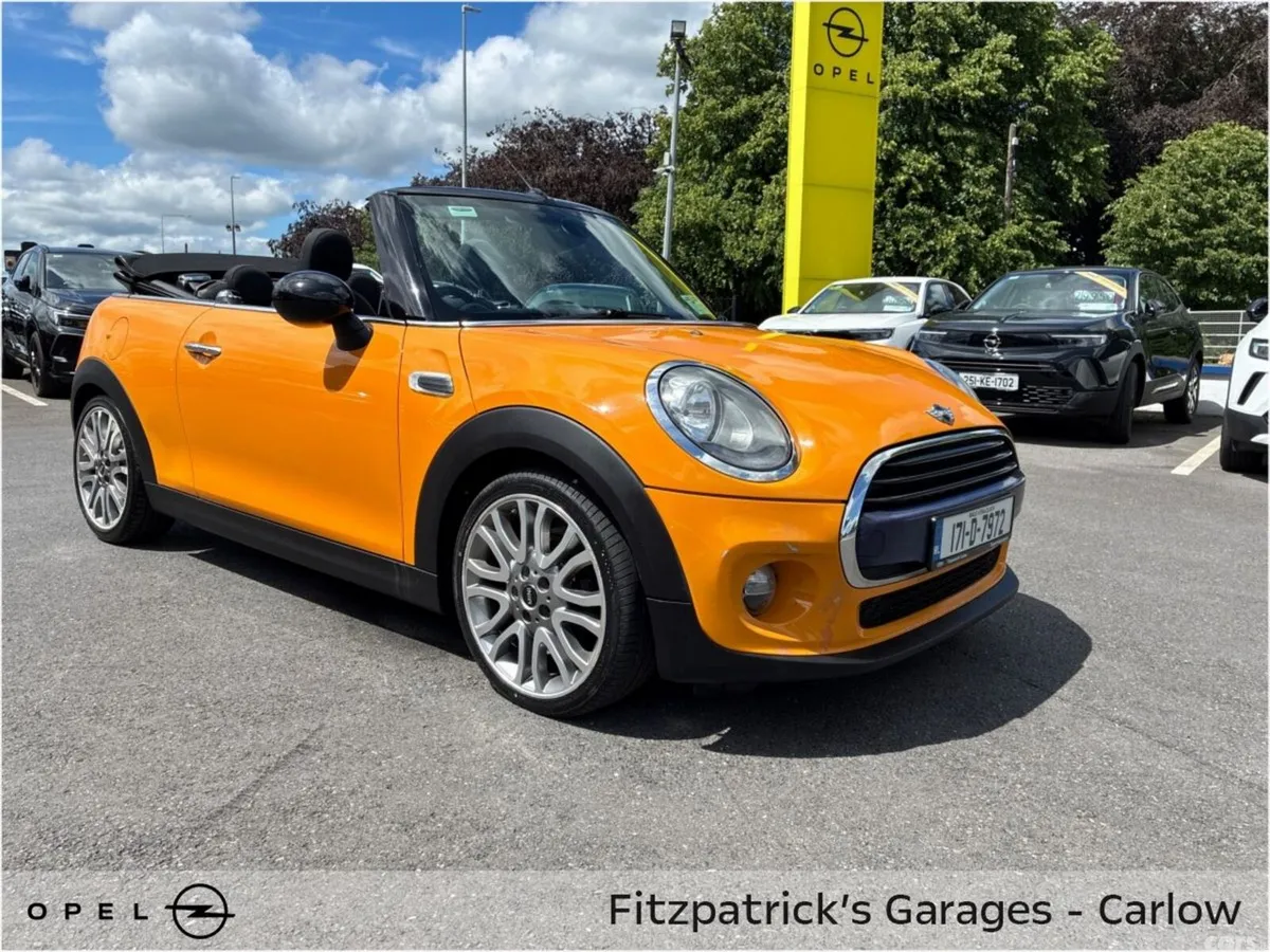 Mini Cooper Convertible, Diesel, 2017, Orange