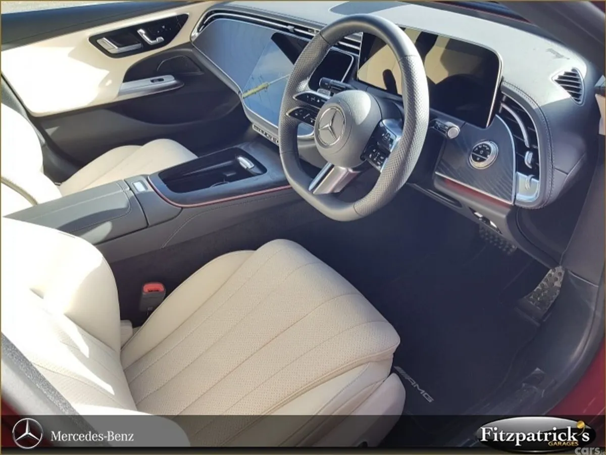 Mercedes-Benz E-Class Saloon, Diesel Plug-in Hybrid, 2026, Red