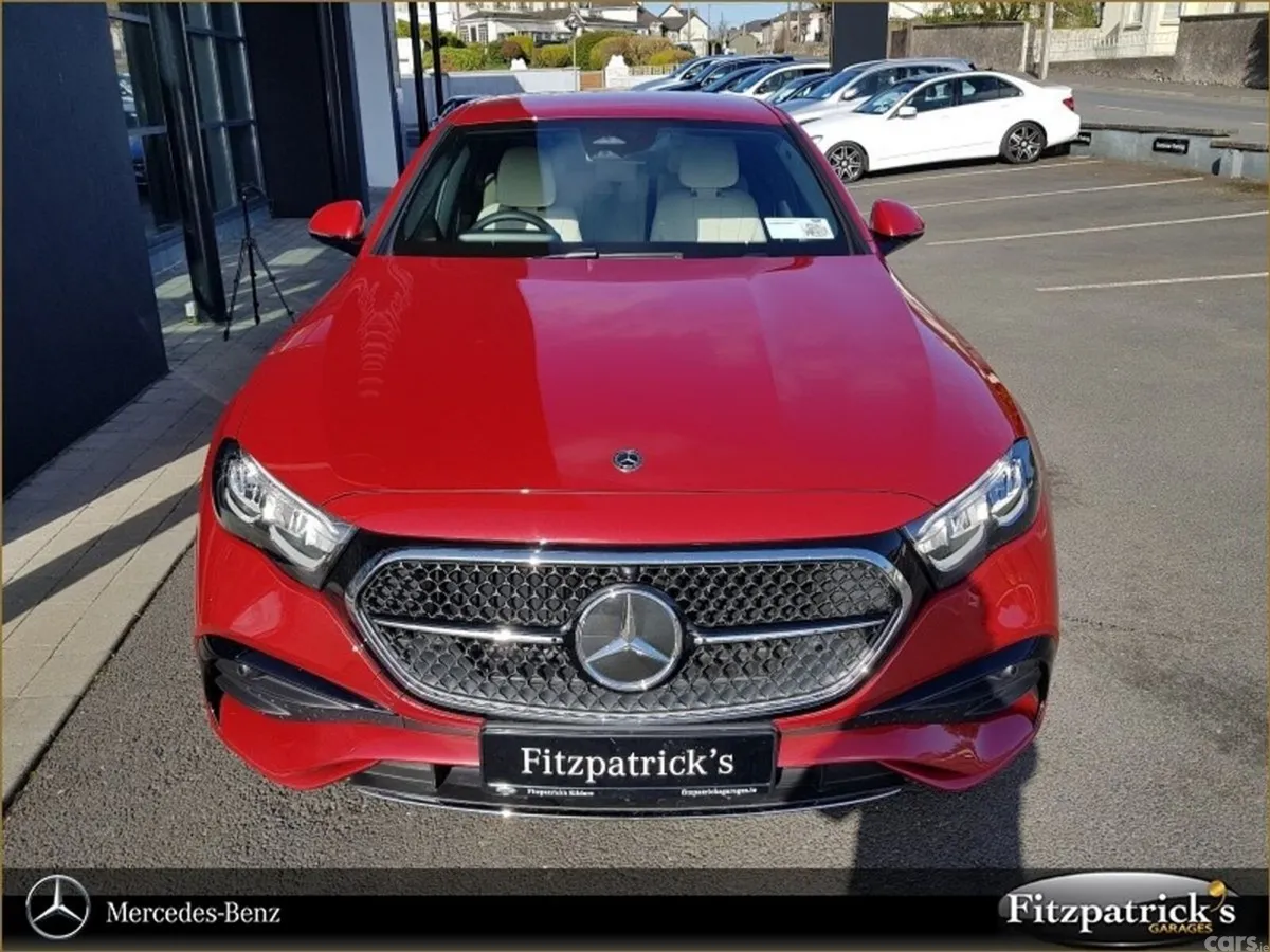 Mercedes-Benz E-Class Saloon, Diesel Plug-in Hybrid, 2026, Red