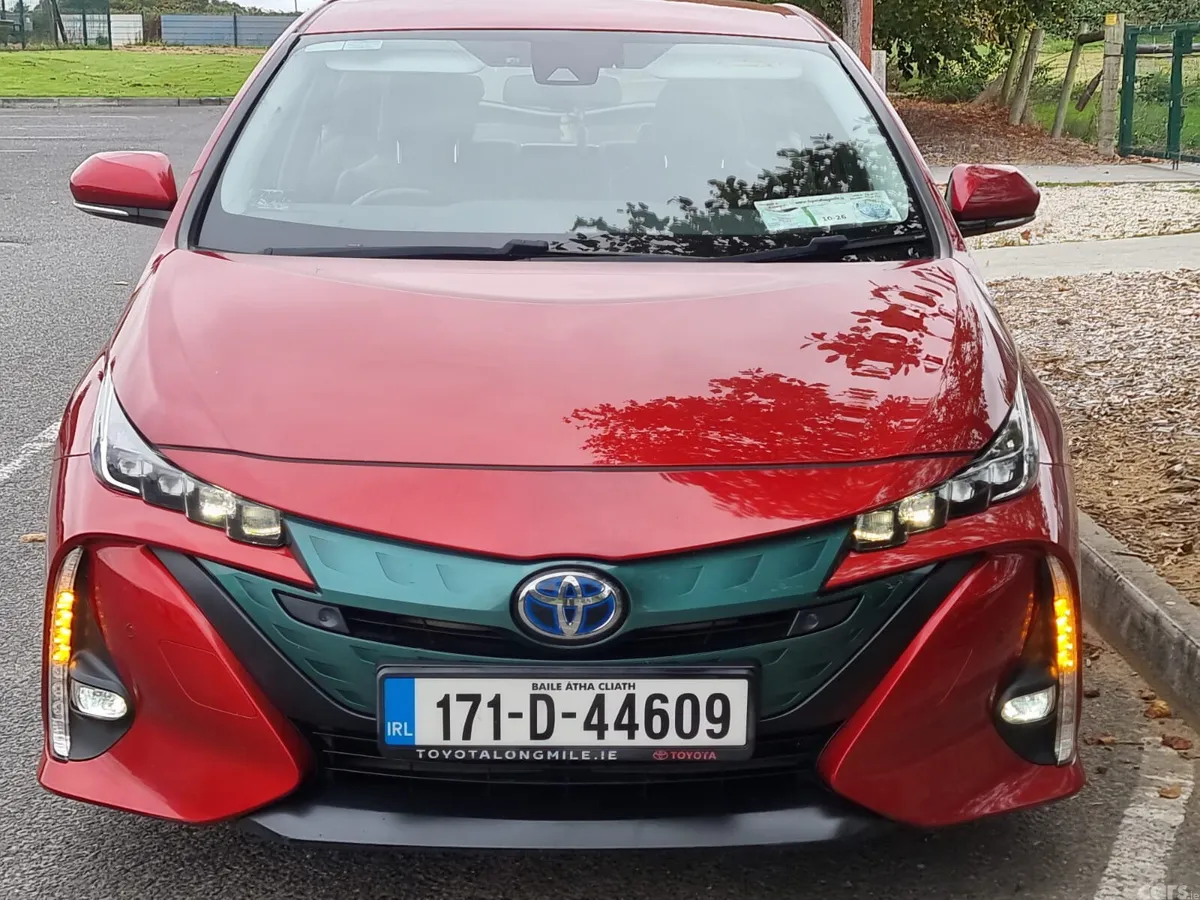 Toyota Prius Hatchback, Petrol Plug-in Hybrid, 2017, Red