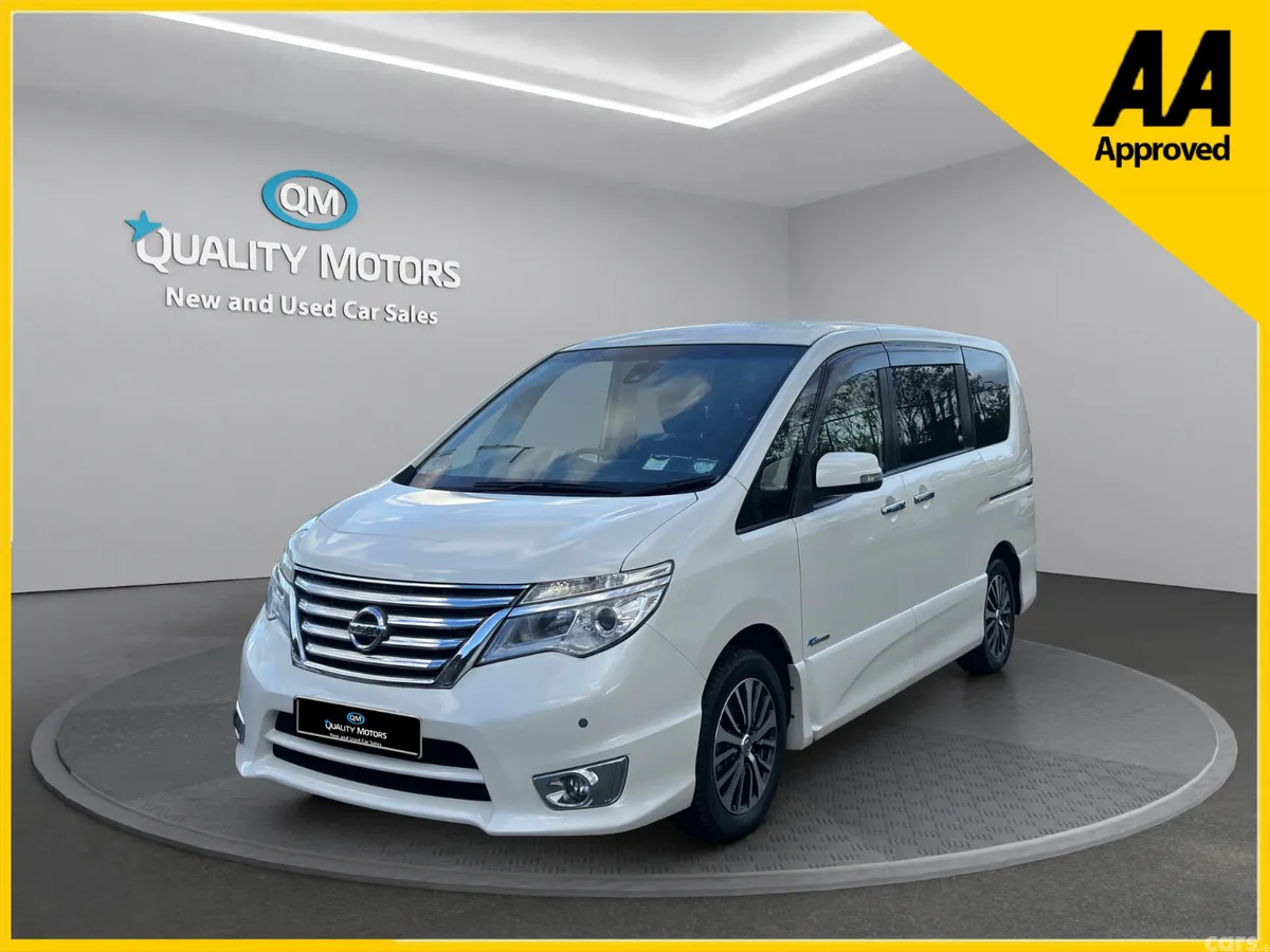 Nissan Serena MPV, Petrol Hybrid, 2015, White
