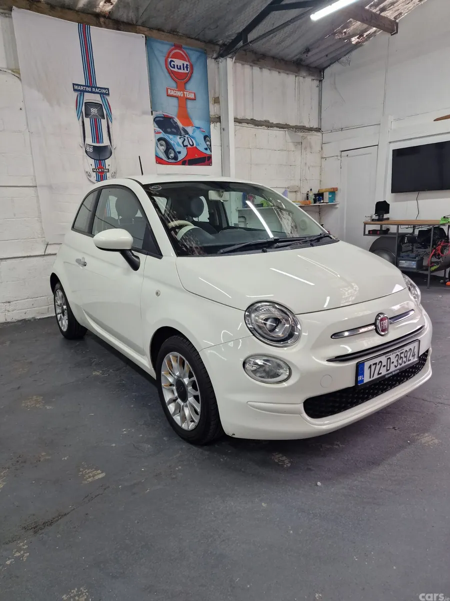 Fiat 500 Hatchback, Petrol, 2017, White