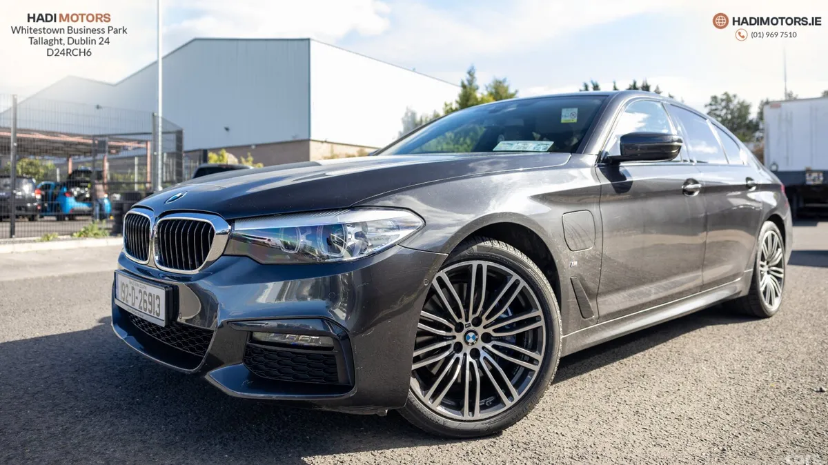 BMW 5-Series Saloon, Petrol Plug-in Hybrid, 2019, Grey
