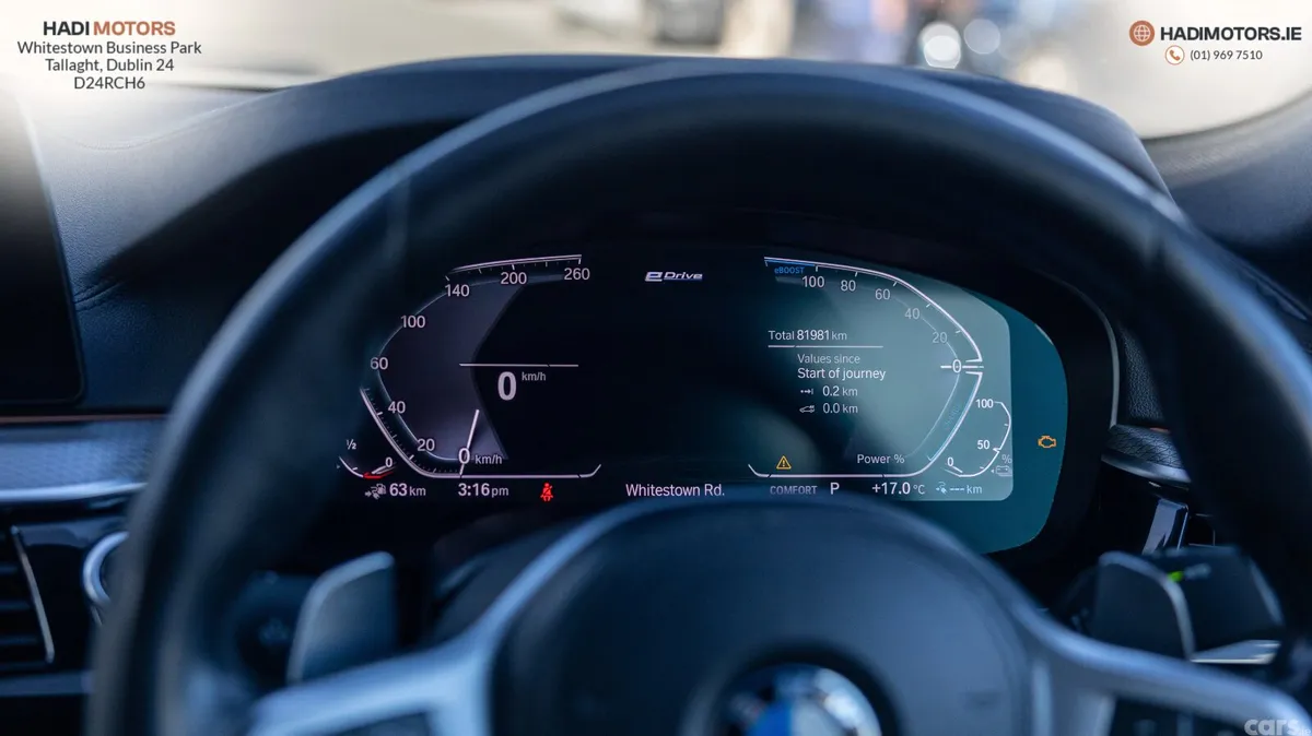 BMW 5-Series Saloon, Petrol Plug-in Hybrid, 2019, Grey