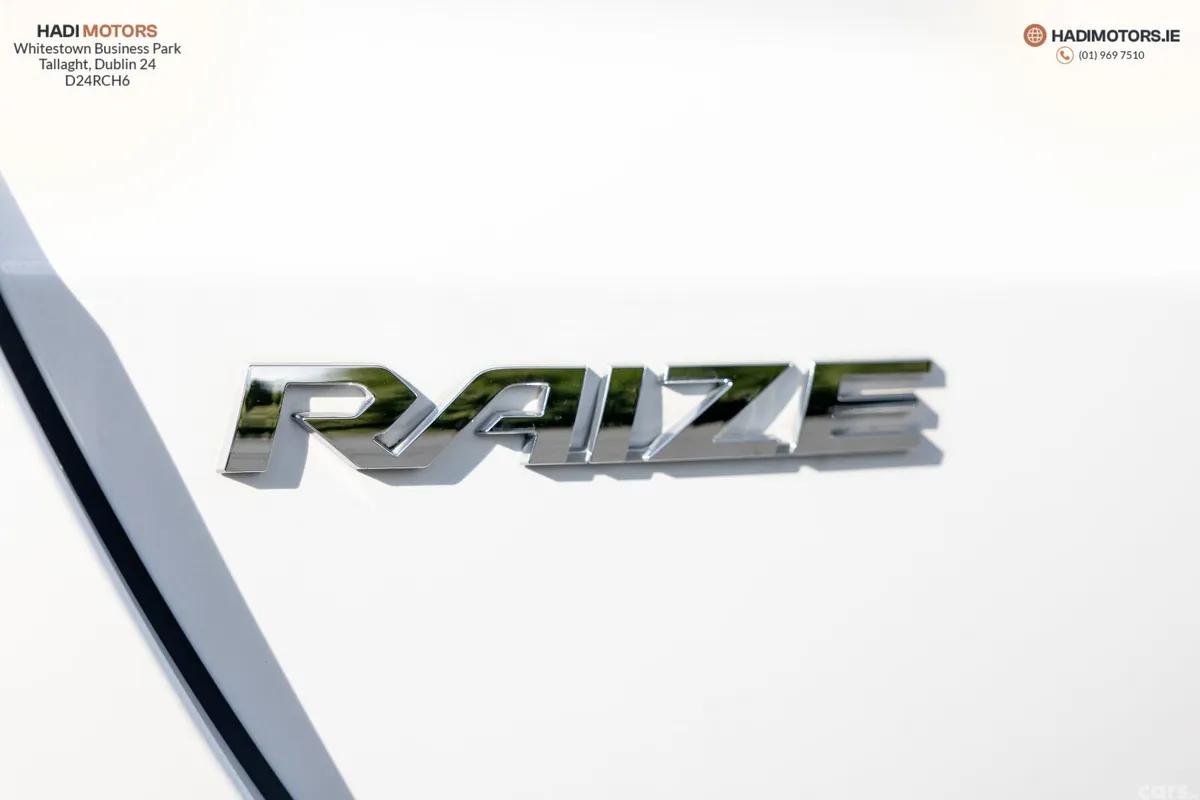 Toyota Raize SUV, Petrol Hybrid, 2022, White
