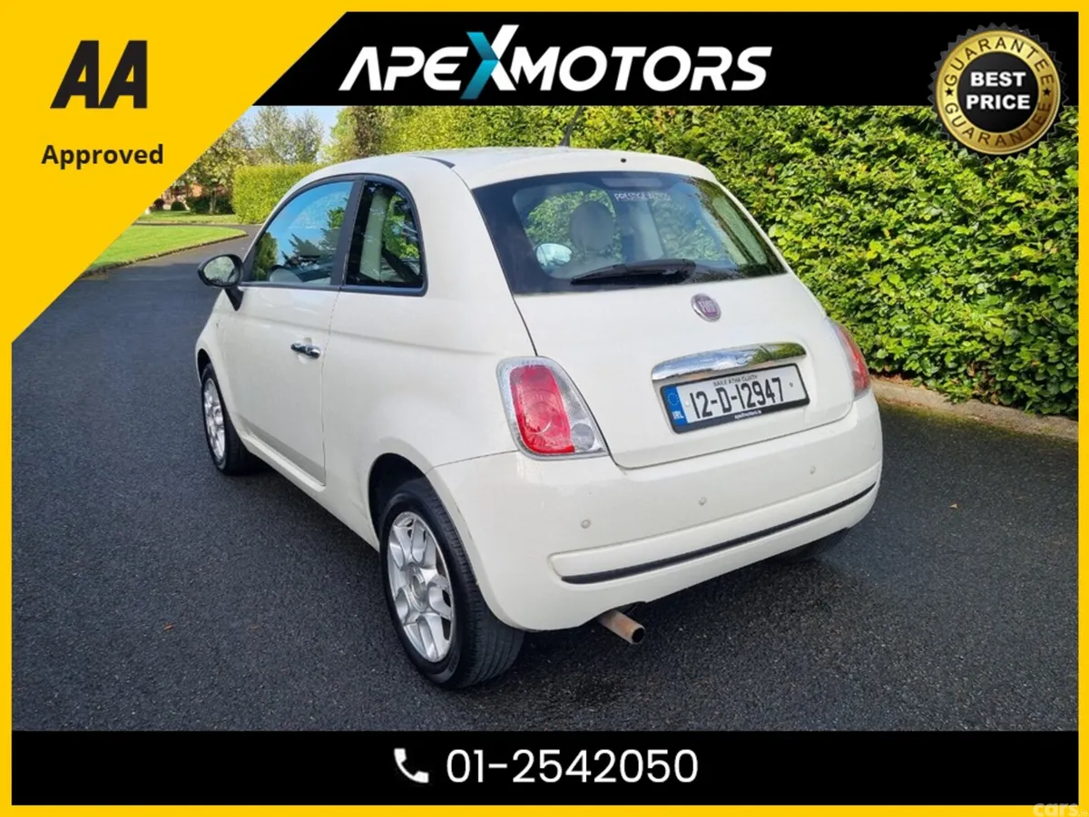 Fiat 500 Hatchback, Petrol, 2012, White