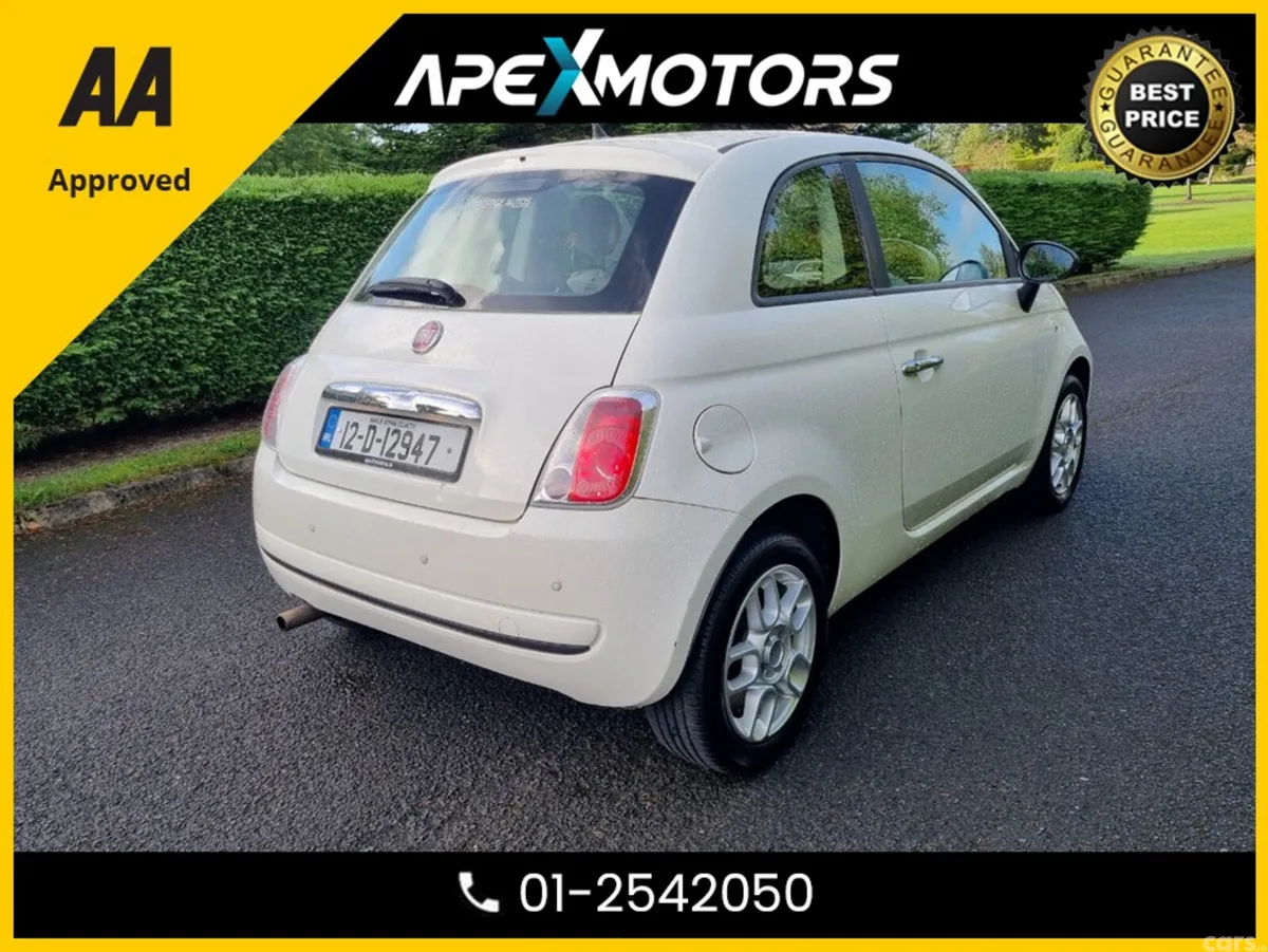 Fiat 500 Hatchback, Petrol, 2012, White