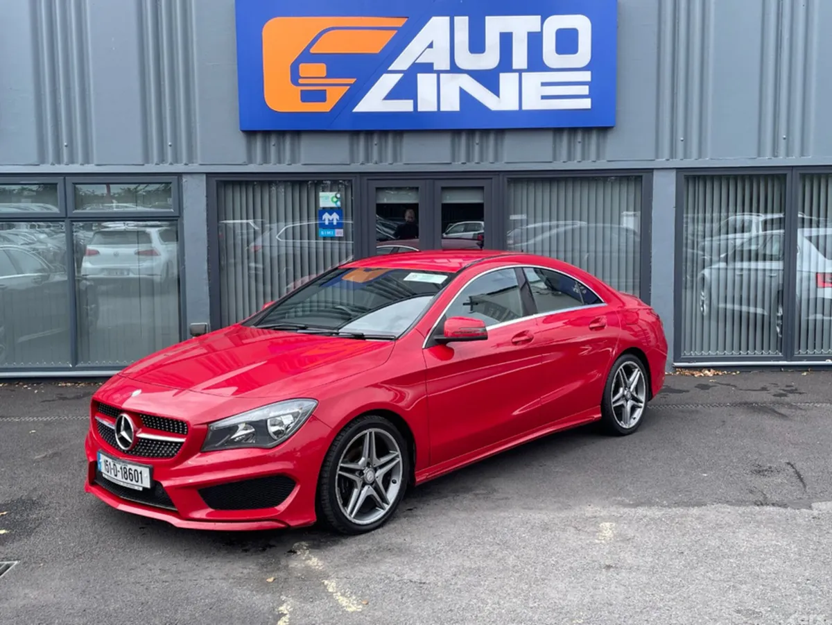Mercedes-Benz CLA Saloon, Petrol, 2015, Red