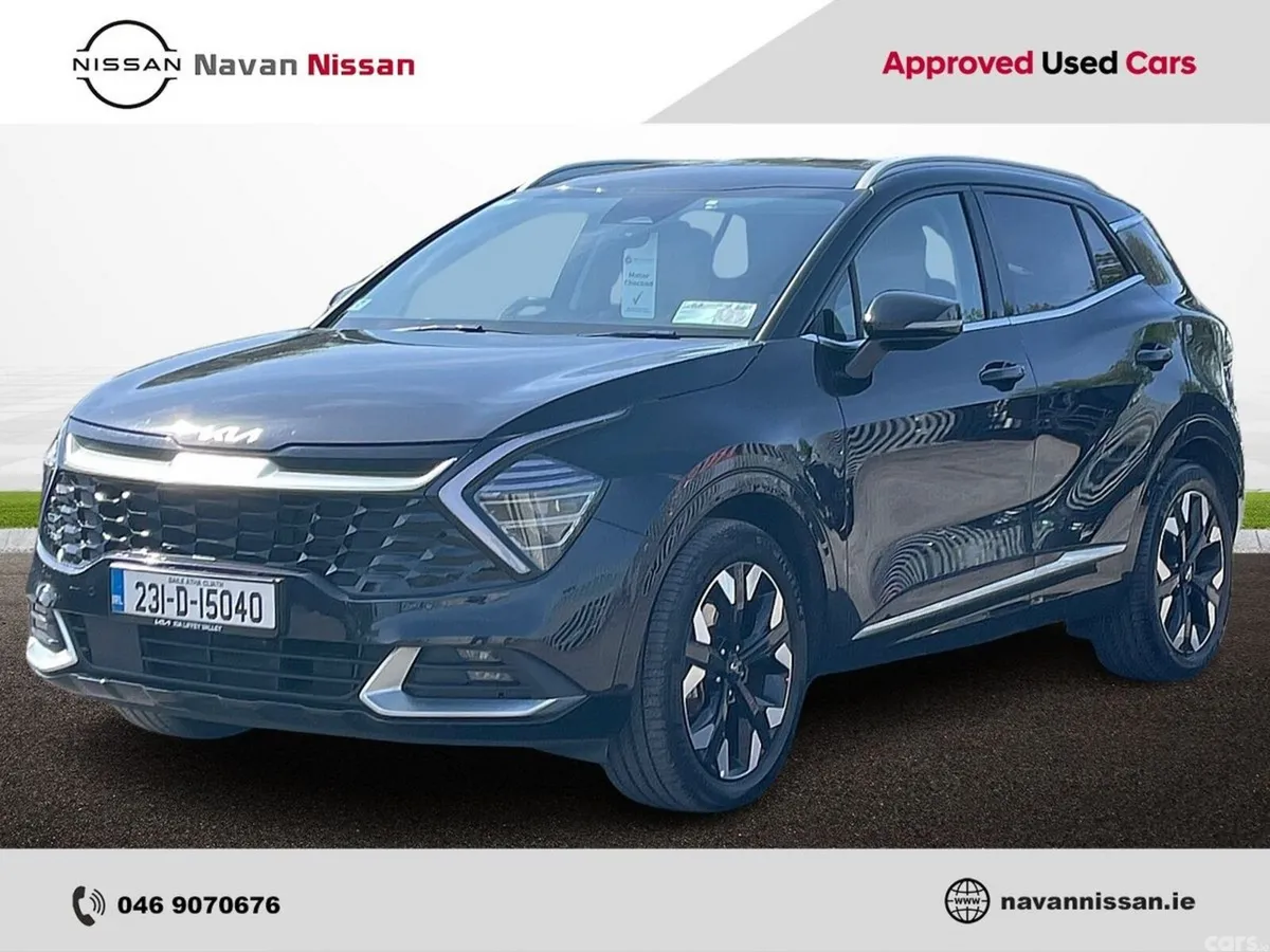 Kia Sportage SUV, Petrol Plug-in Hybrid, 2023, Black
