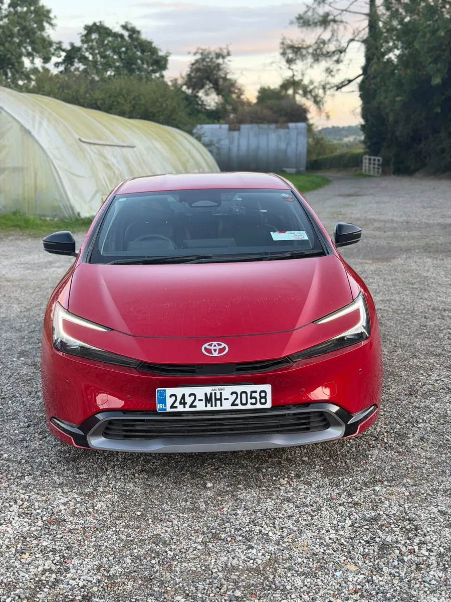 Toyota Prius Hatchback, Petrol Hybrid, 2024, Red