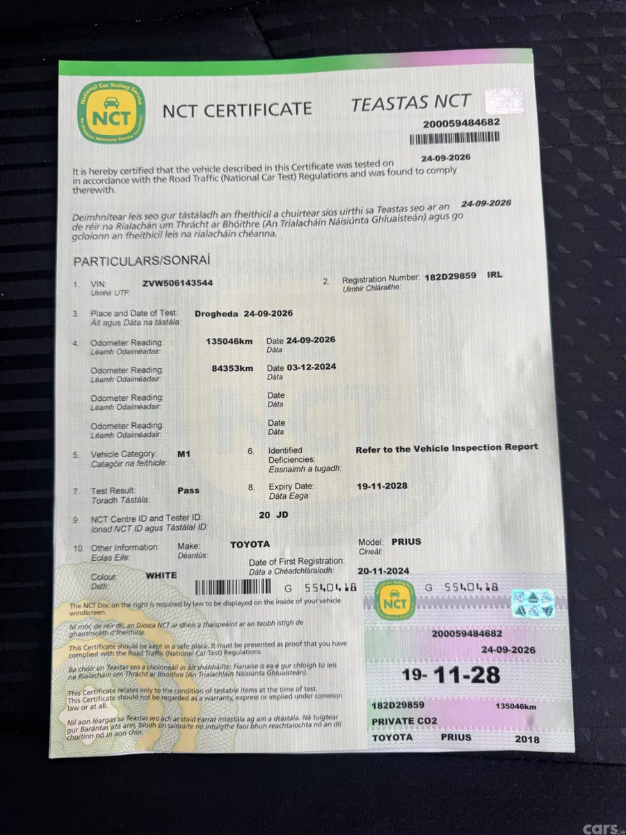 Toyota Prius Hatchback, Petrol Hybrid, 2018, Grey