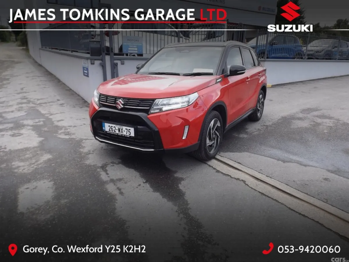 Suzuki Vitara SUV, Petrol Hybrid, 2026, Red