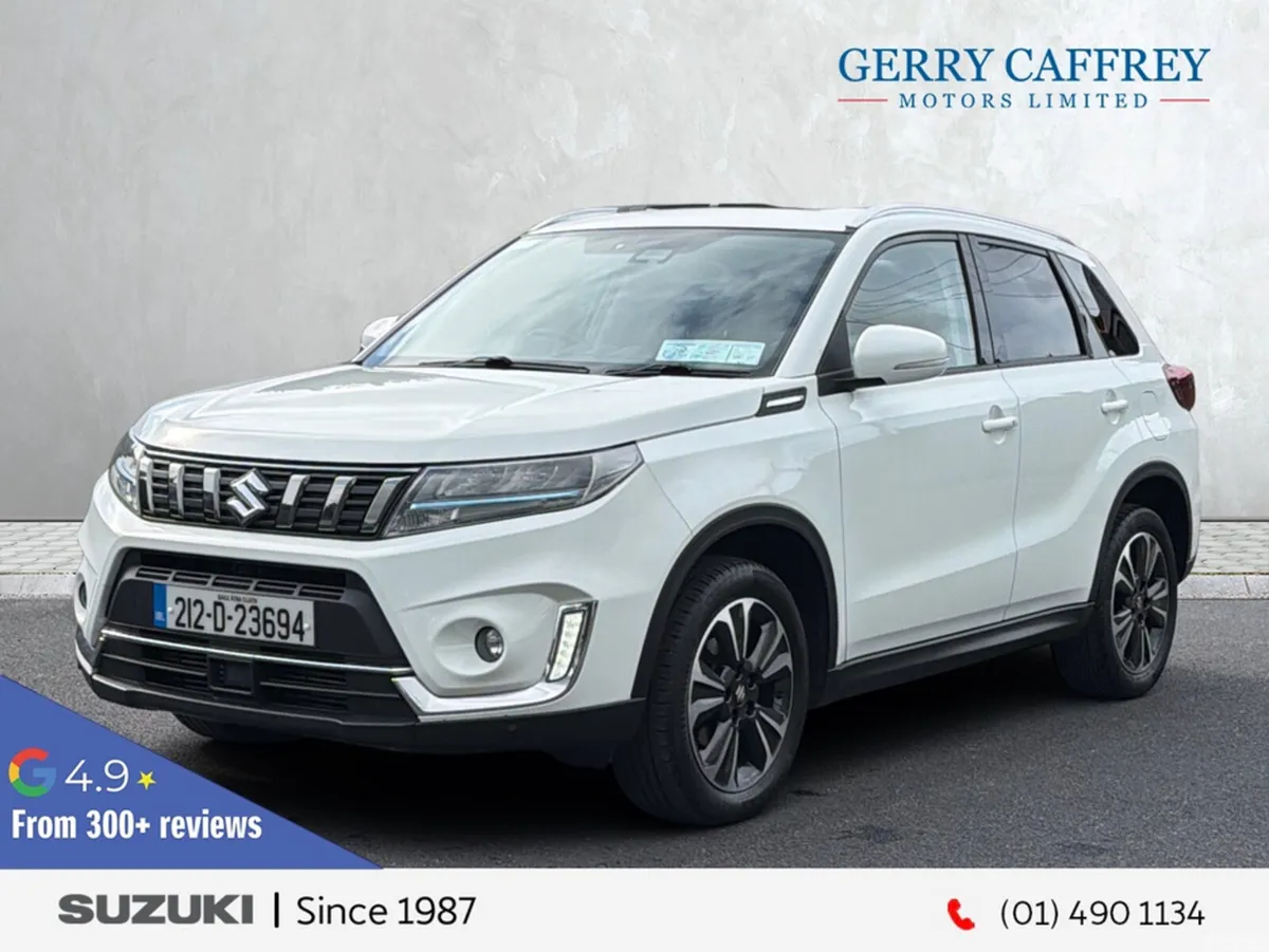 Suzuki Vitara SUV, Petrol Hybrid, 2021, White