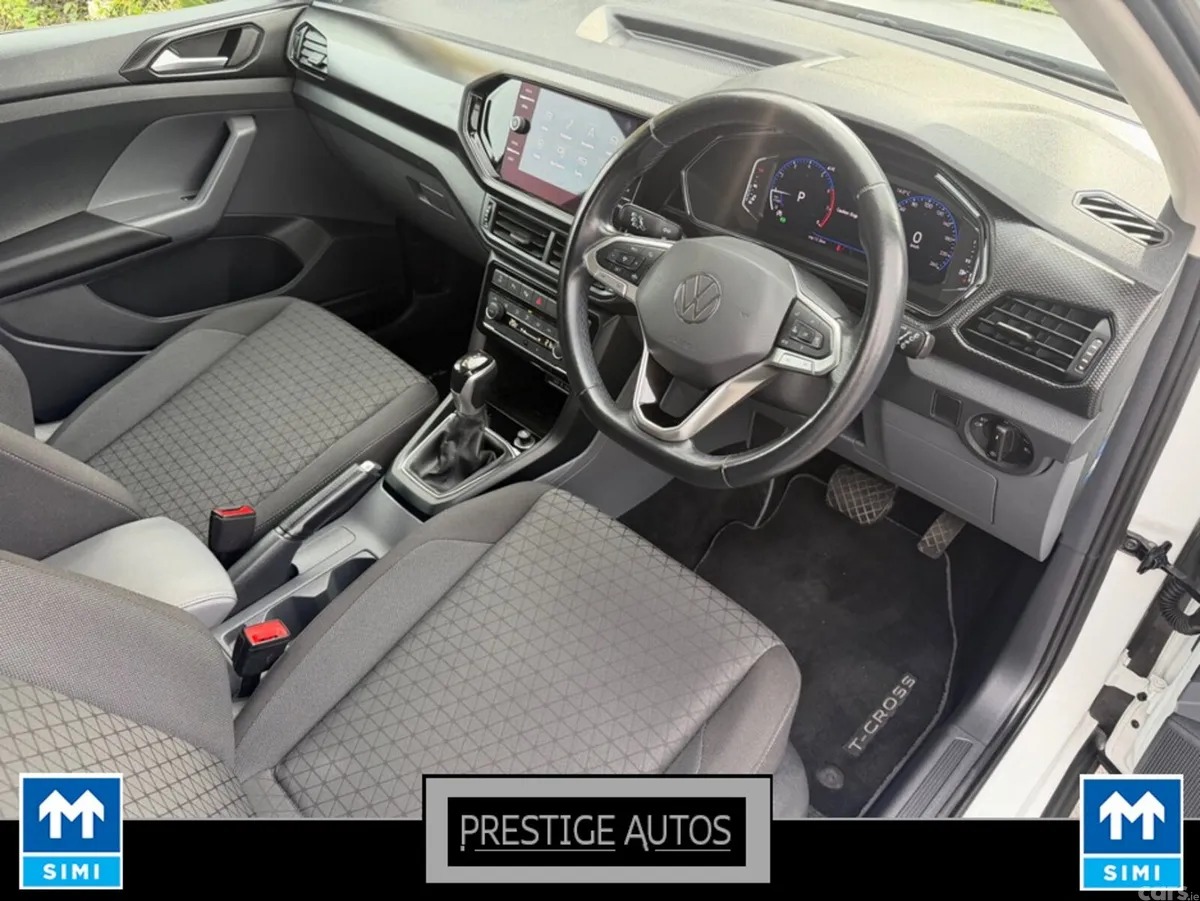 Volkswagen T-Cross SUV, Petrol, 2021, White