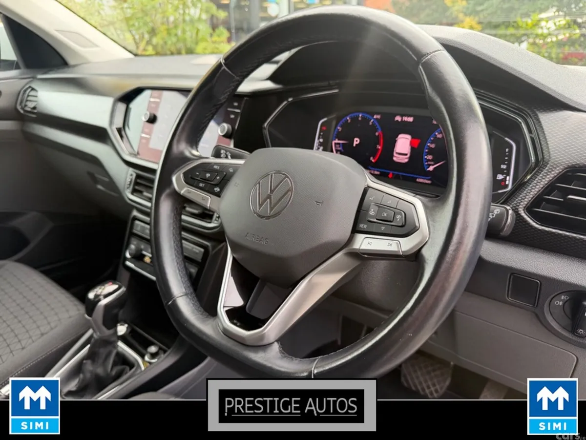 Volkswagen T-Cross SUV, Petrol, 2021, White