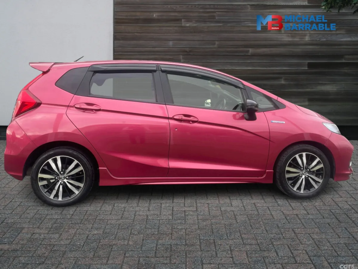 Honda Fit Hatchback, Petrol Hybrid, 2018, Red