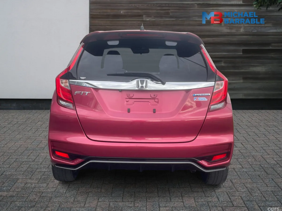 Honda Fit Hatchback, Petrol Hybrid, 2018, Red