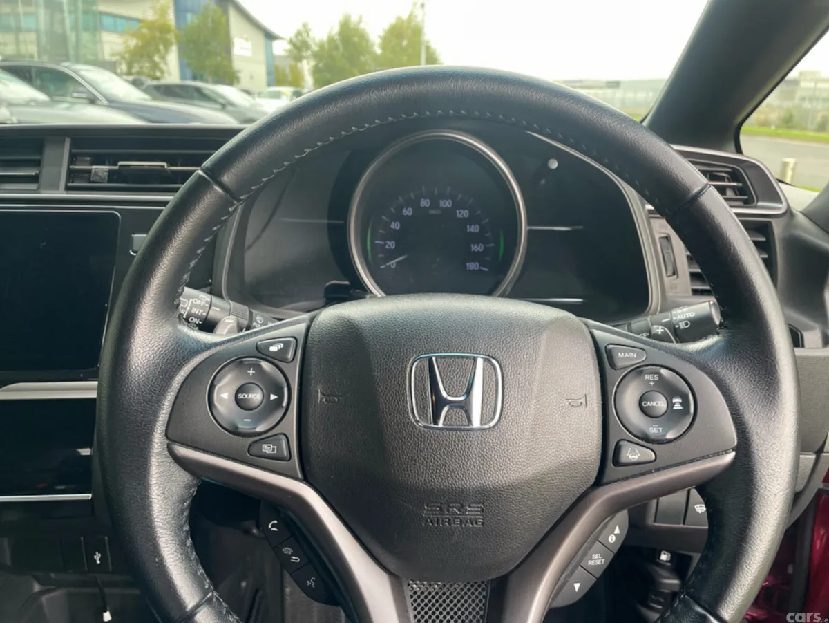 Honda Fit Hatchback, Petrol Hybrid, 2018, Red