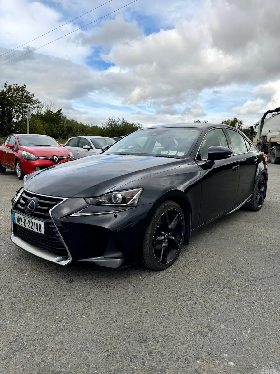 Lexus IS Saloon, Petrol Hybrid, 2018, Black