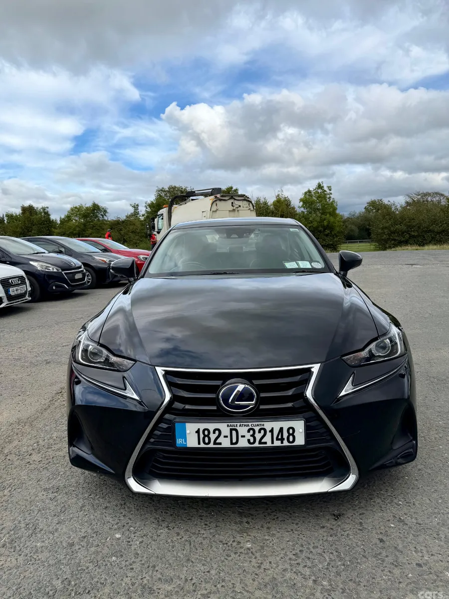 Lexus IS Saloon, Petrol Hybrid, 2018, Black