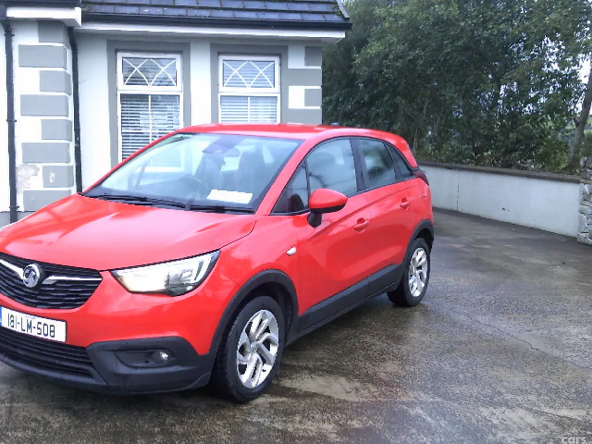 Vauxhall Crossland X Hatchback, Diesel, 2018, Red