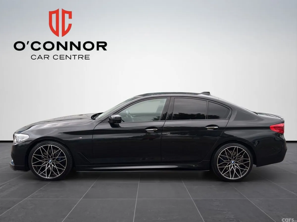 BMW 5-Series Saloon, Petrol, 2018, Black