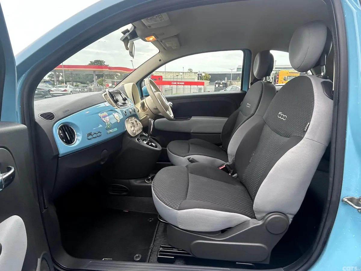 Fiat 500 Hatchback, Petrol, 2016, Red