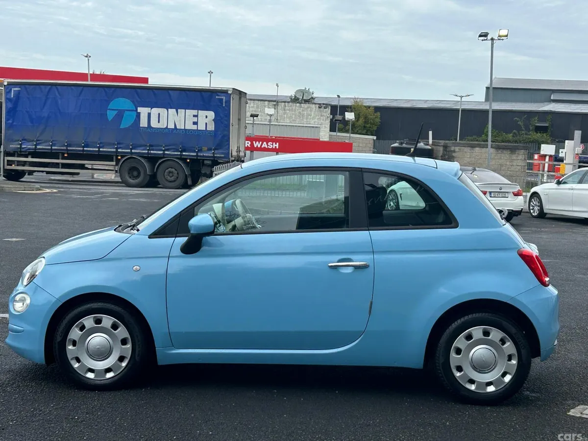 Fiat 500 Hatchback, Petrol, 2016, Red