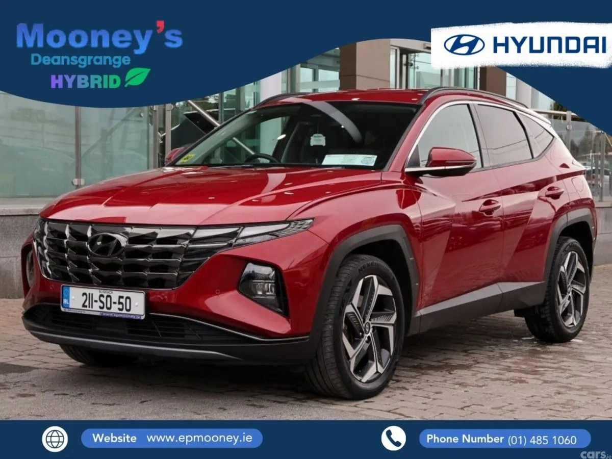 Hyundai Tucson SUV, Petrol Hybrid, 2021, Red