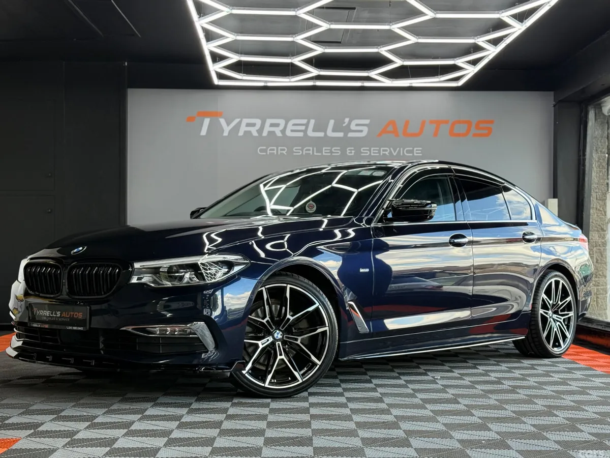 BMW 5-Series Saloon, Diesel, 2018, Blue