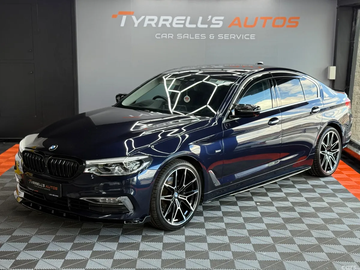 BMW 5-Series Saloon, Diesel, 2018, Blue