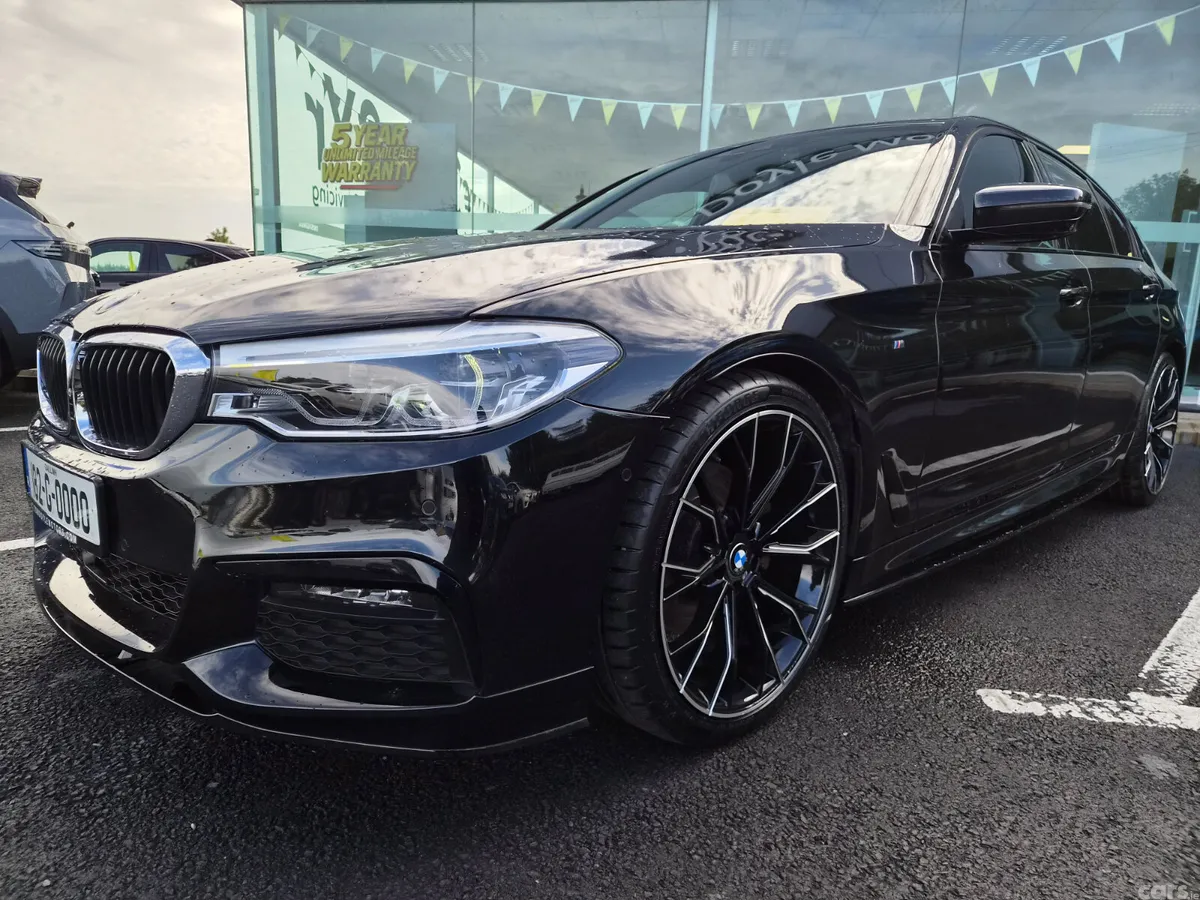BMW 5-Series Saloon, Diesel, 2018, Black