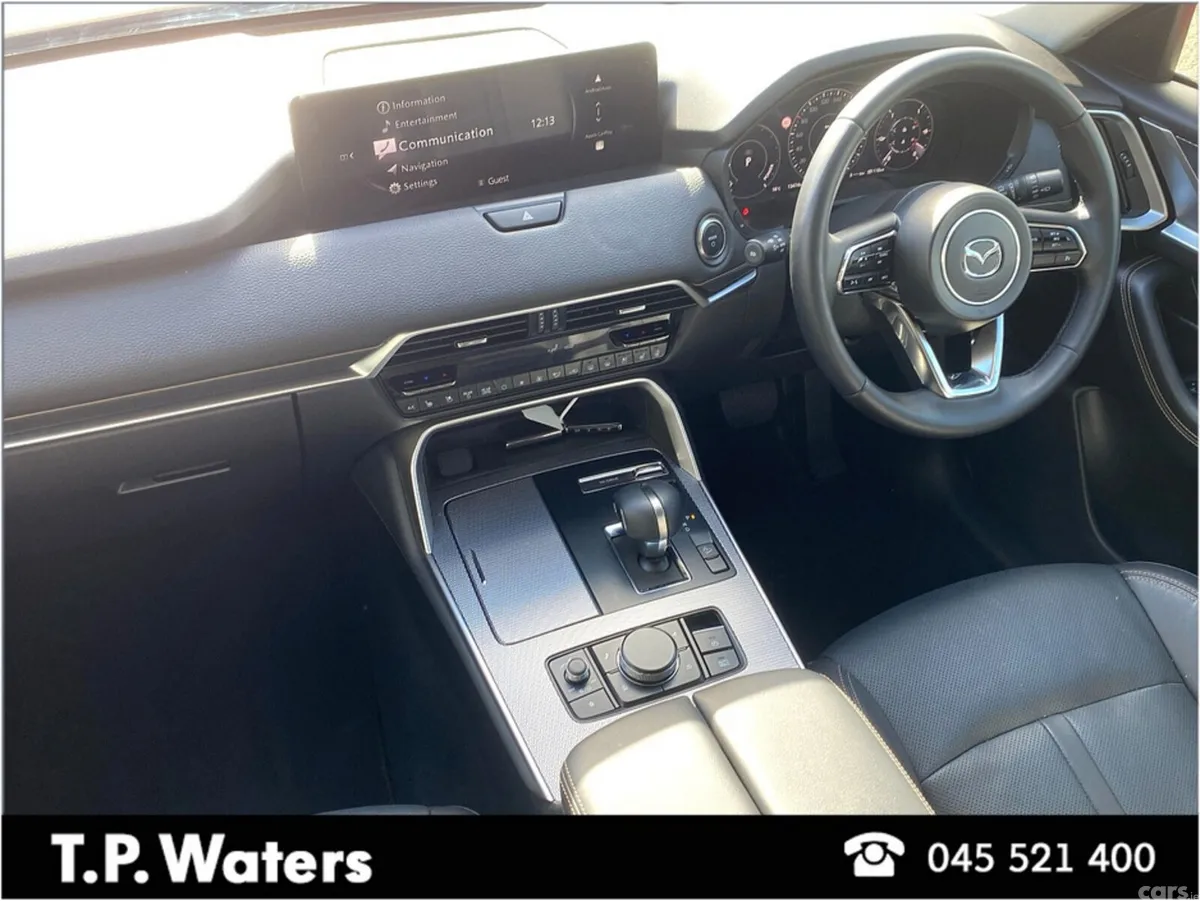 Mazda CX-80 SUV, Petrol Plug-in Hybrid, 2025, Red