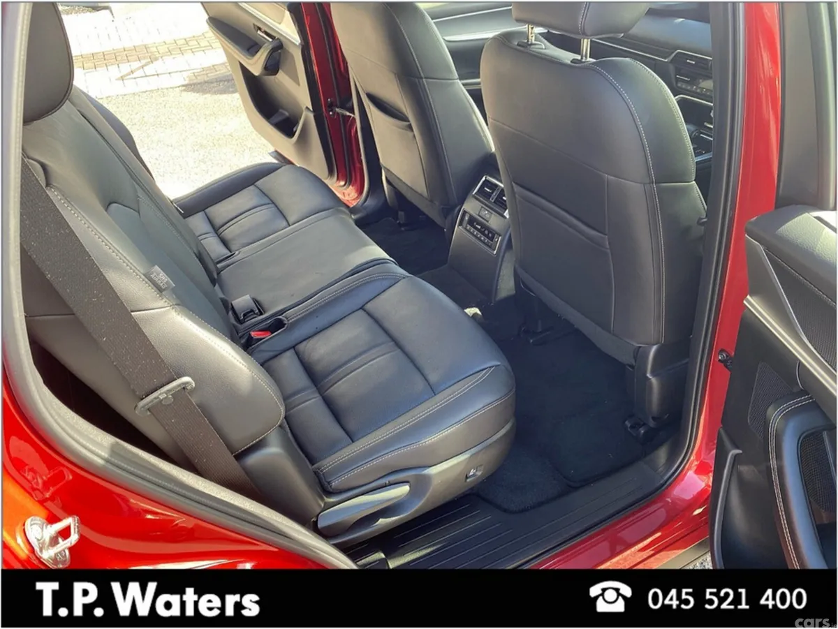 Mazda CX-80 SUV, Petrol Plug-in Hybrid, 2025, Red