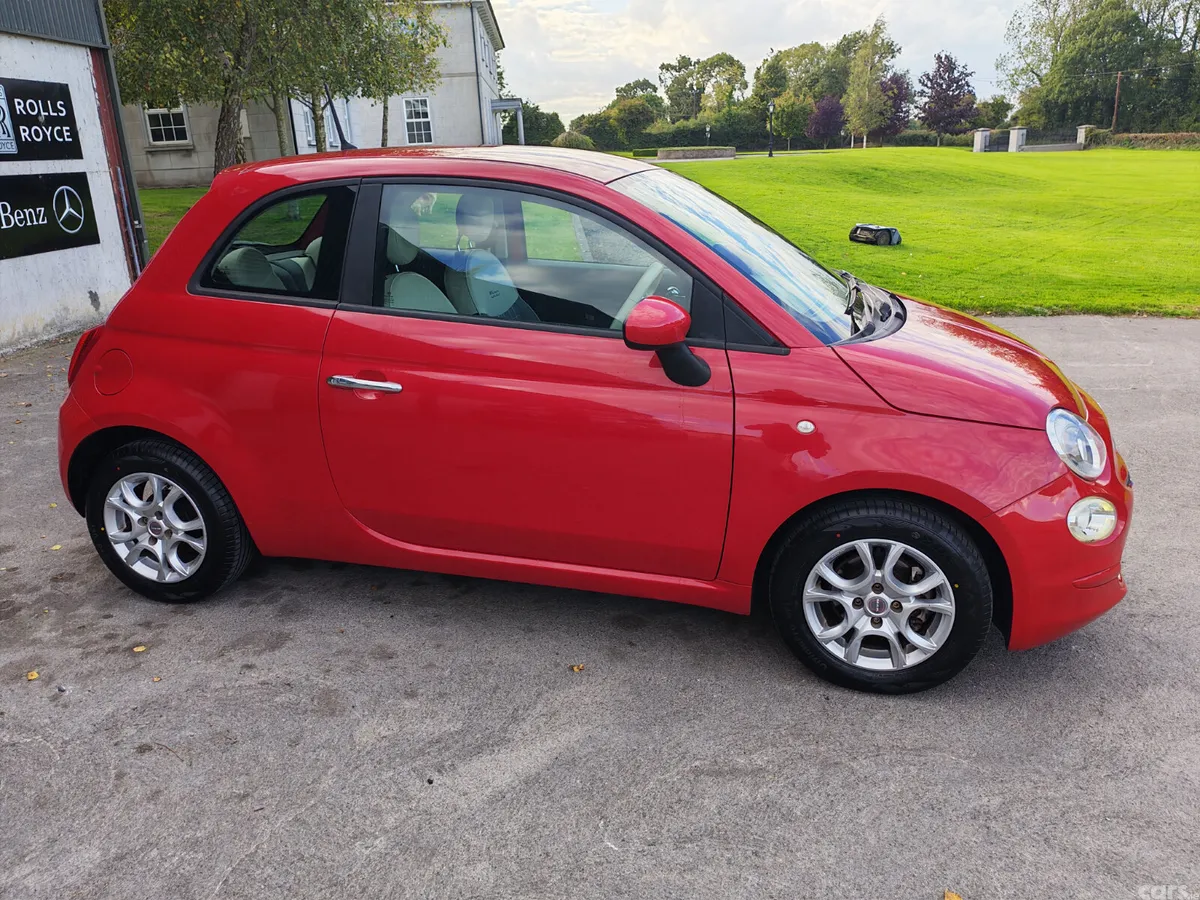 Fiat 500 Hatchback, Petrol, 2018, Red