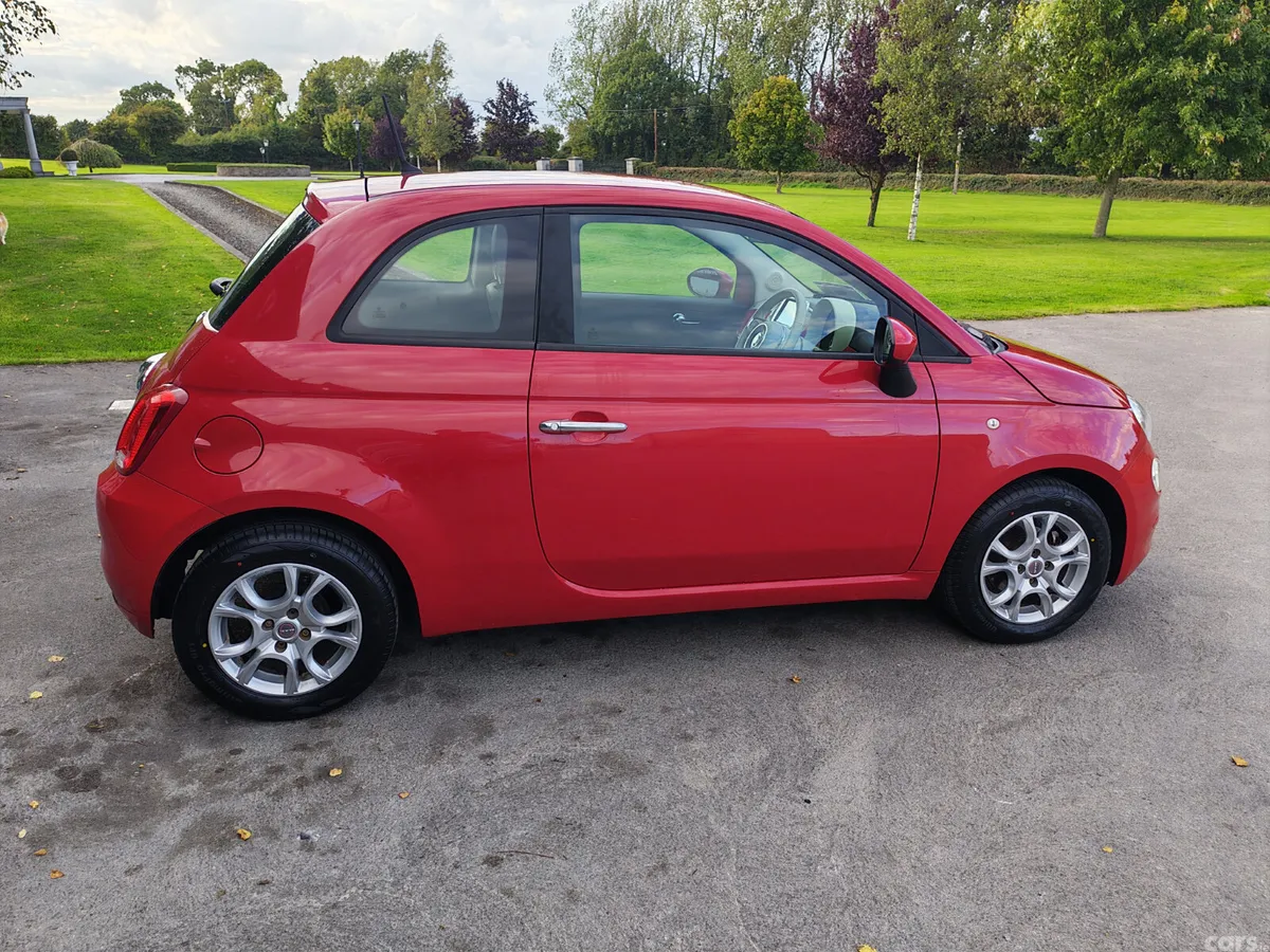 Fiat 500 Hatchback, Petrol, 2018, Red