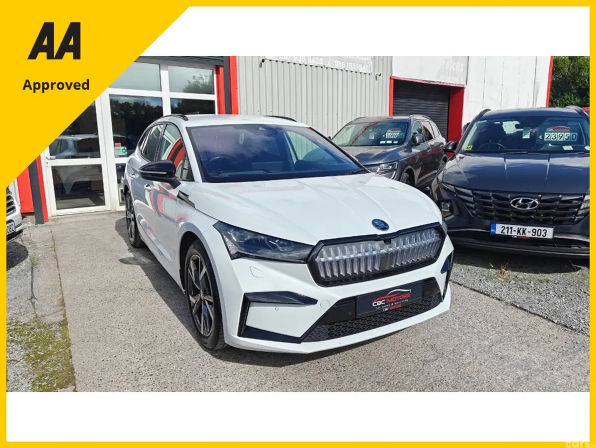 Skoda Enyaq Hatchback, Electric, 2023, White