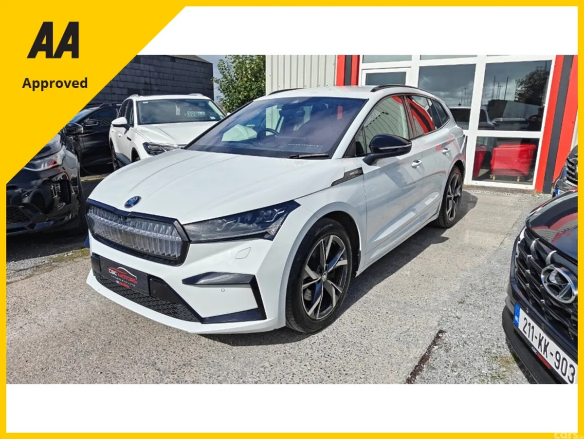 Skoda Enyaq Hatchback, Electric, 2023, White