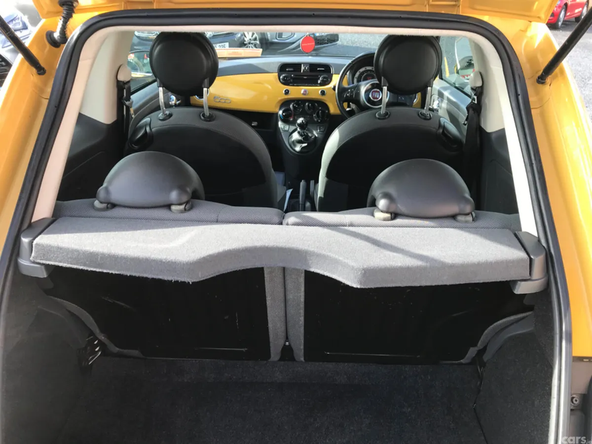 Fiat 500 Hatchback, Petrol, 2013, Yellow