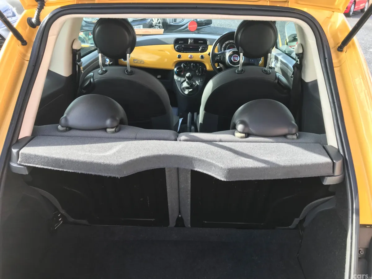 Fiat 500 Hatchback, Petrol, 2013, Yellow