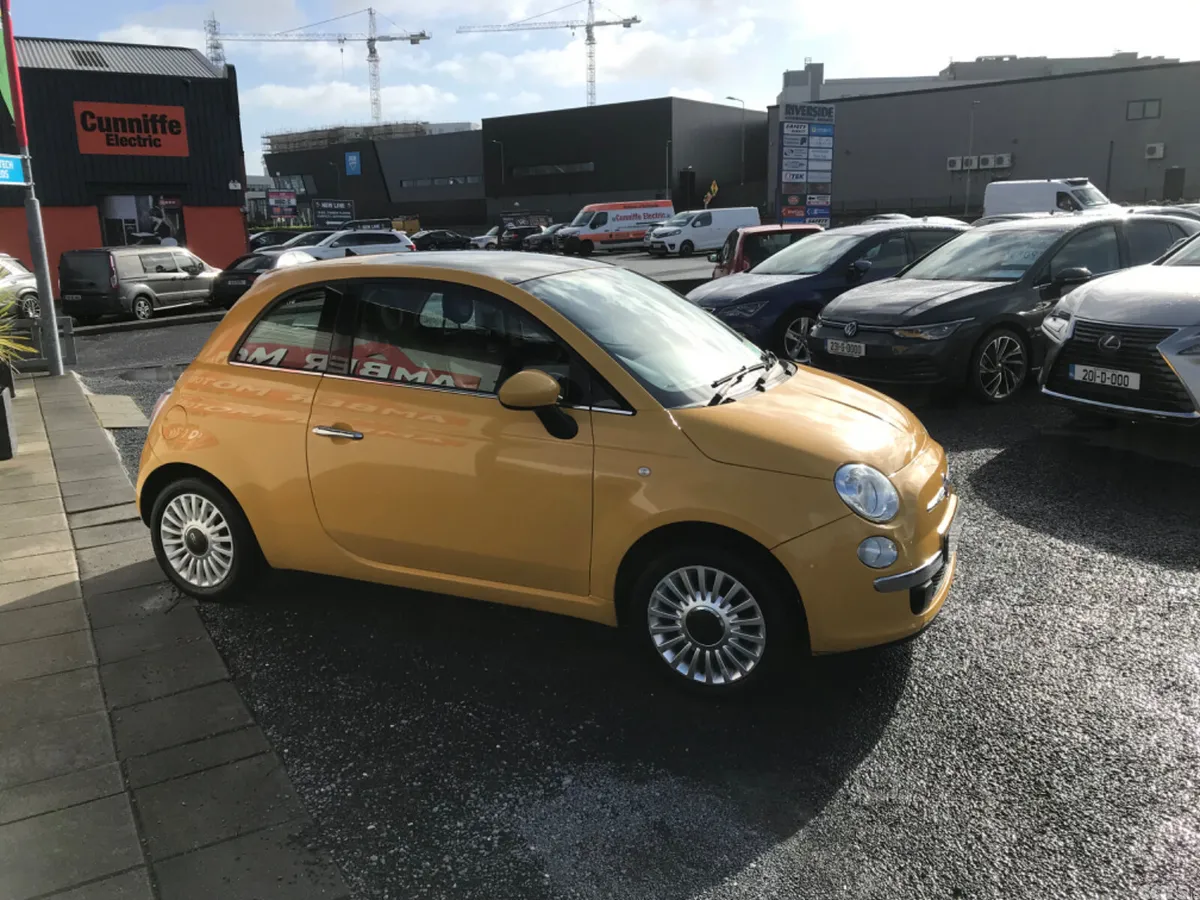 Fiat 500 Hatchback, Petrol, 2013, Yellow