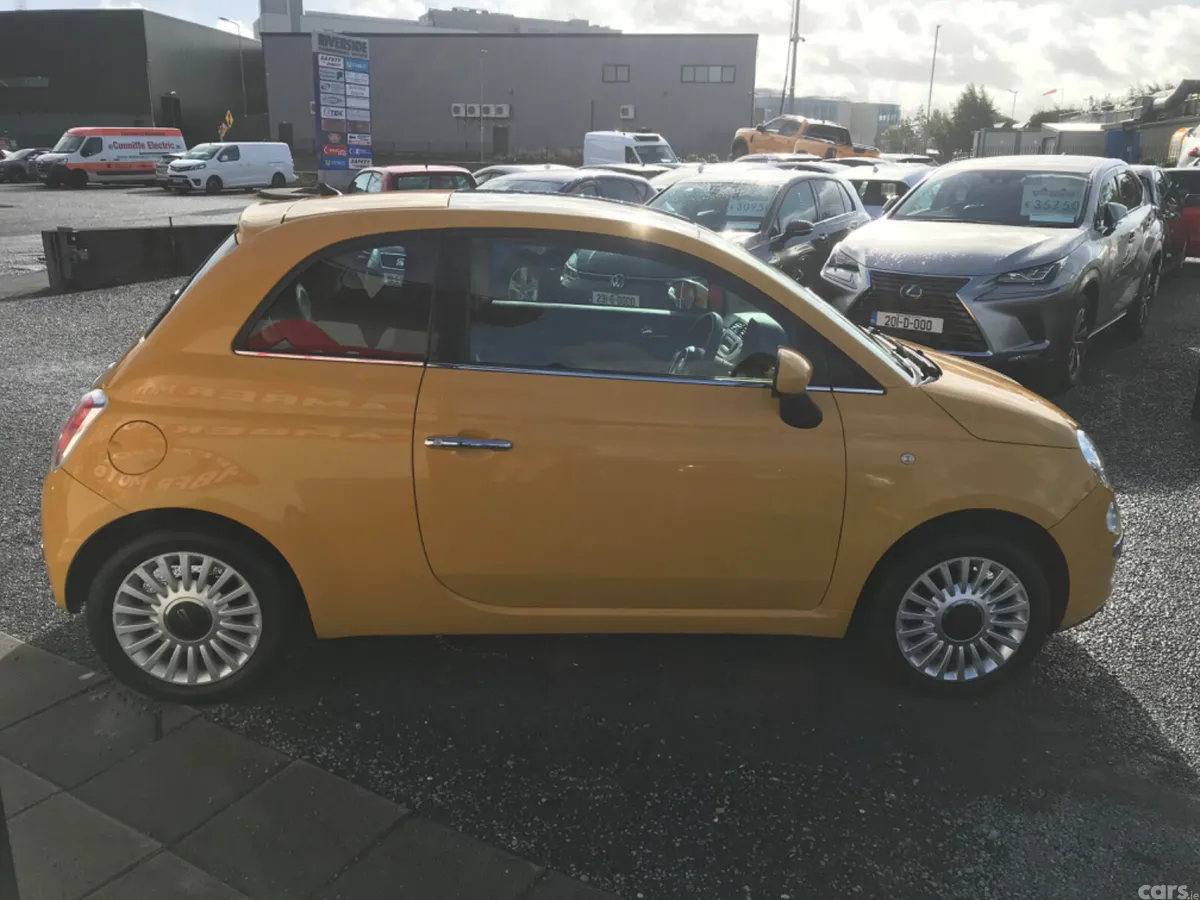 Fiat 500 Hatchback, Petrol, 2013, Yellow