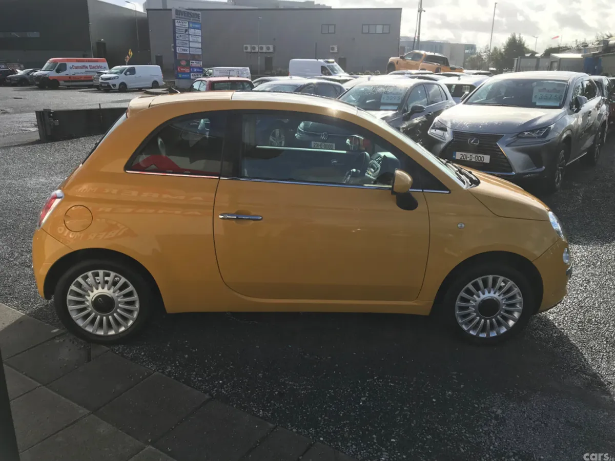Fiat 500 Hatchback, Petrol, 2013, Yellow