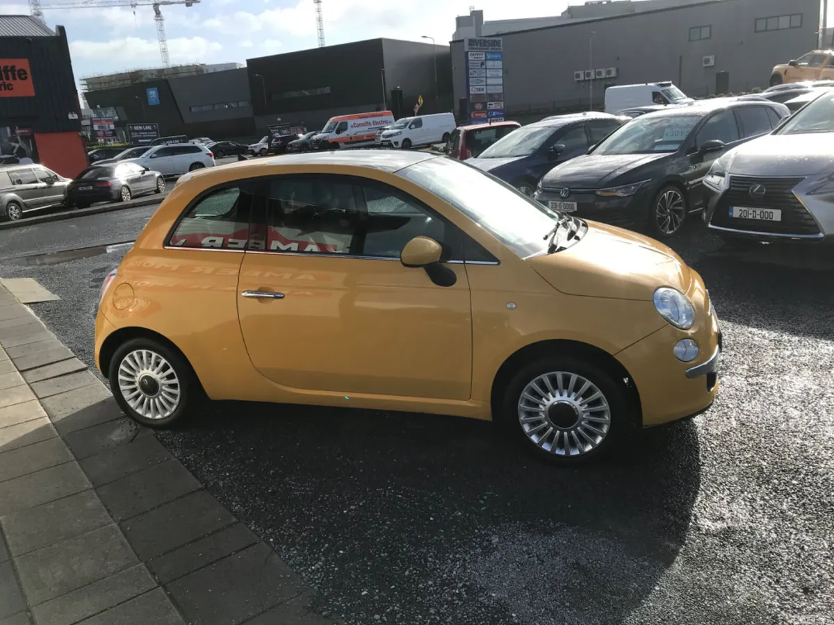 Fiat 500 Hatchback, Petrol, 2013, Yellow