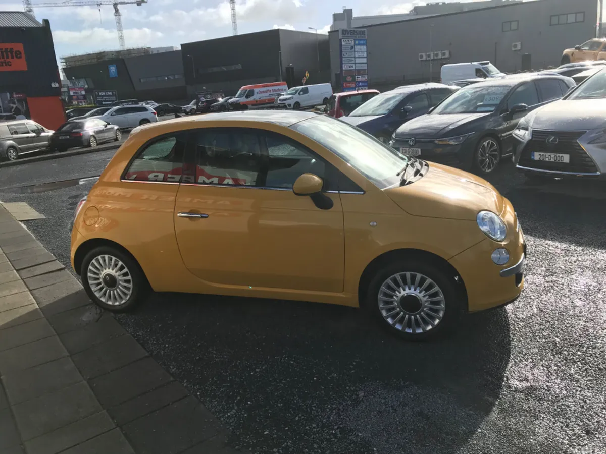 Fiat 500 Hatchback, Petrol, 2013, Yellow