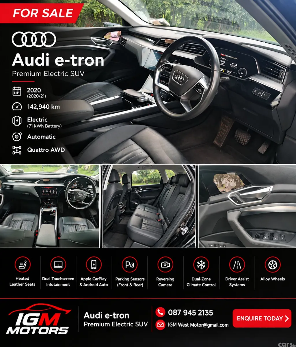 Audi e-tron Estate, Electric, 2020, Black