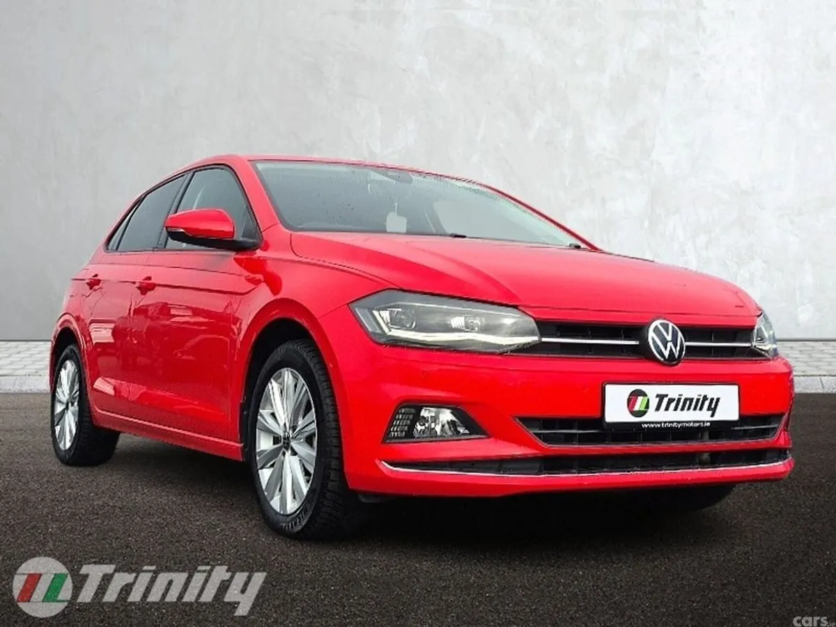 Volkswagen Polo Hatchback, Petrol, 2021, Red